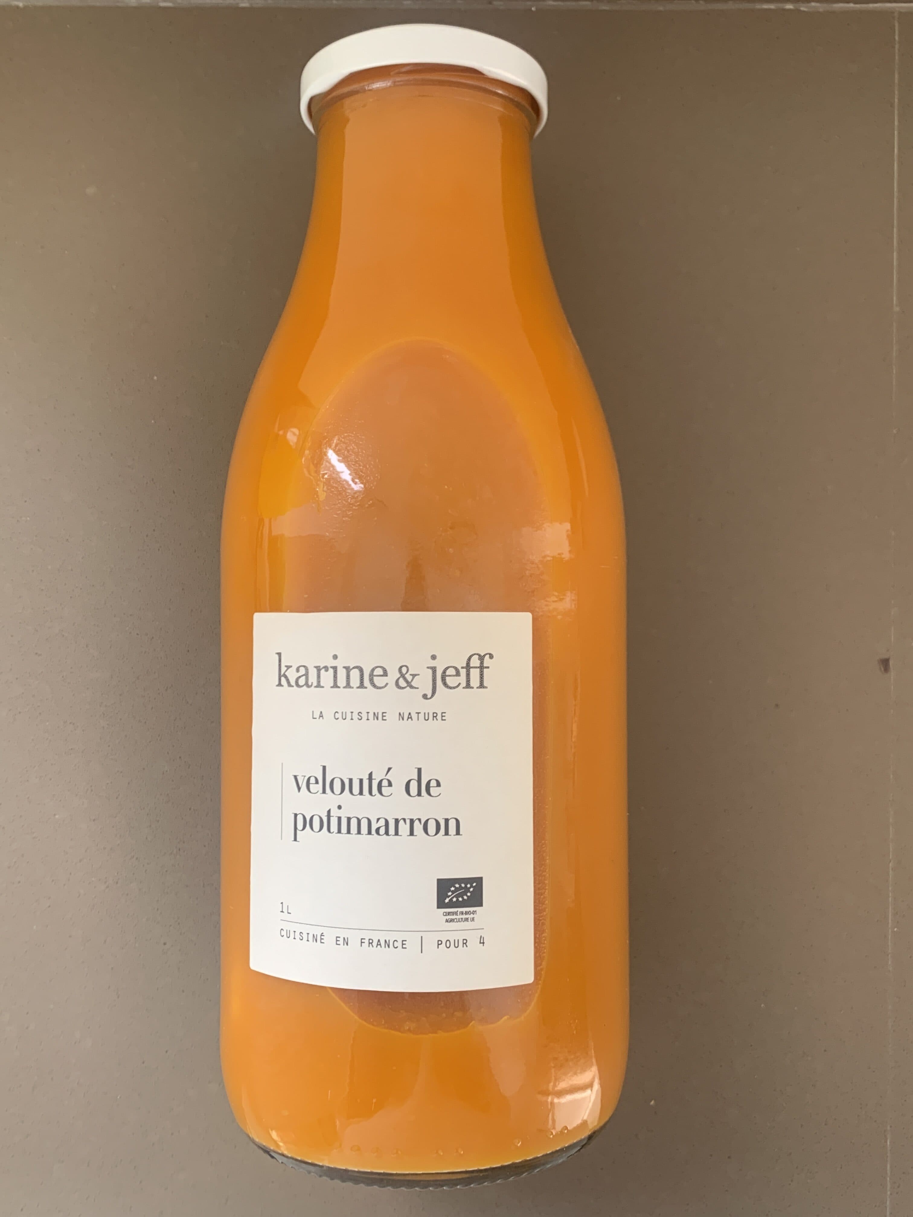 Karine & Jeff Velouté de potimarron packshot
