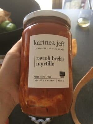 Karine & Jeff Ravioli brebis myrtille packshot