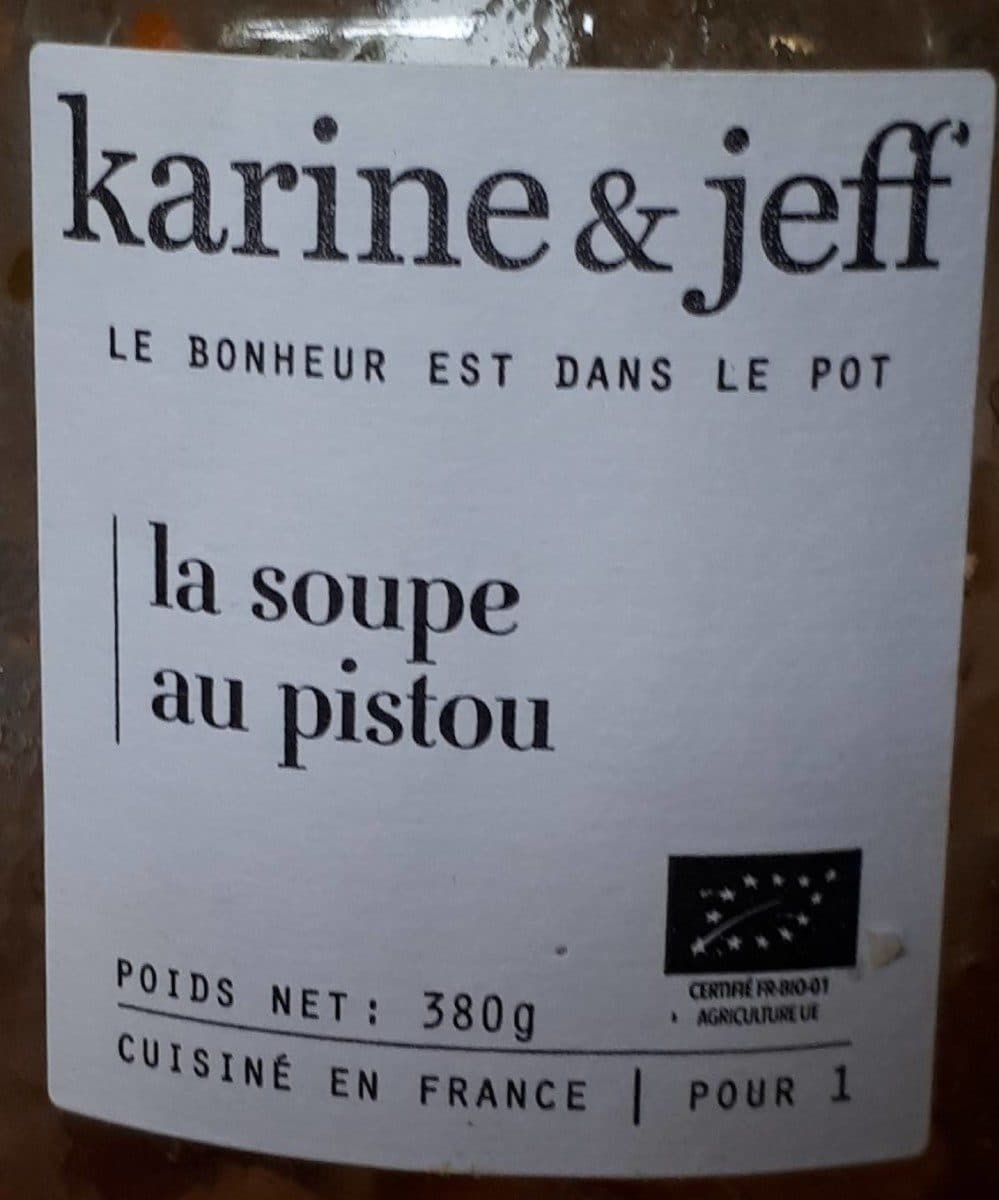 Karine & Jeff Soupe Au Pistou packshot