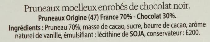 Maison Guinguet Pruneaux au chocolat packshot