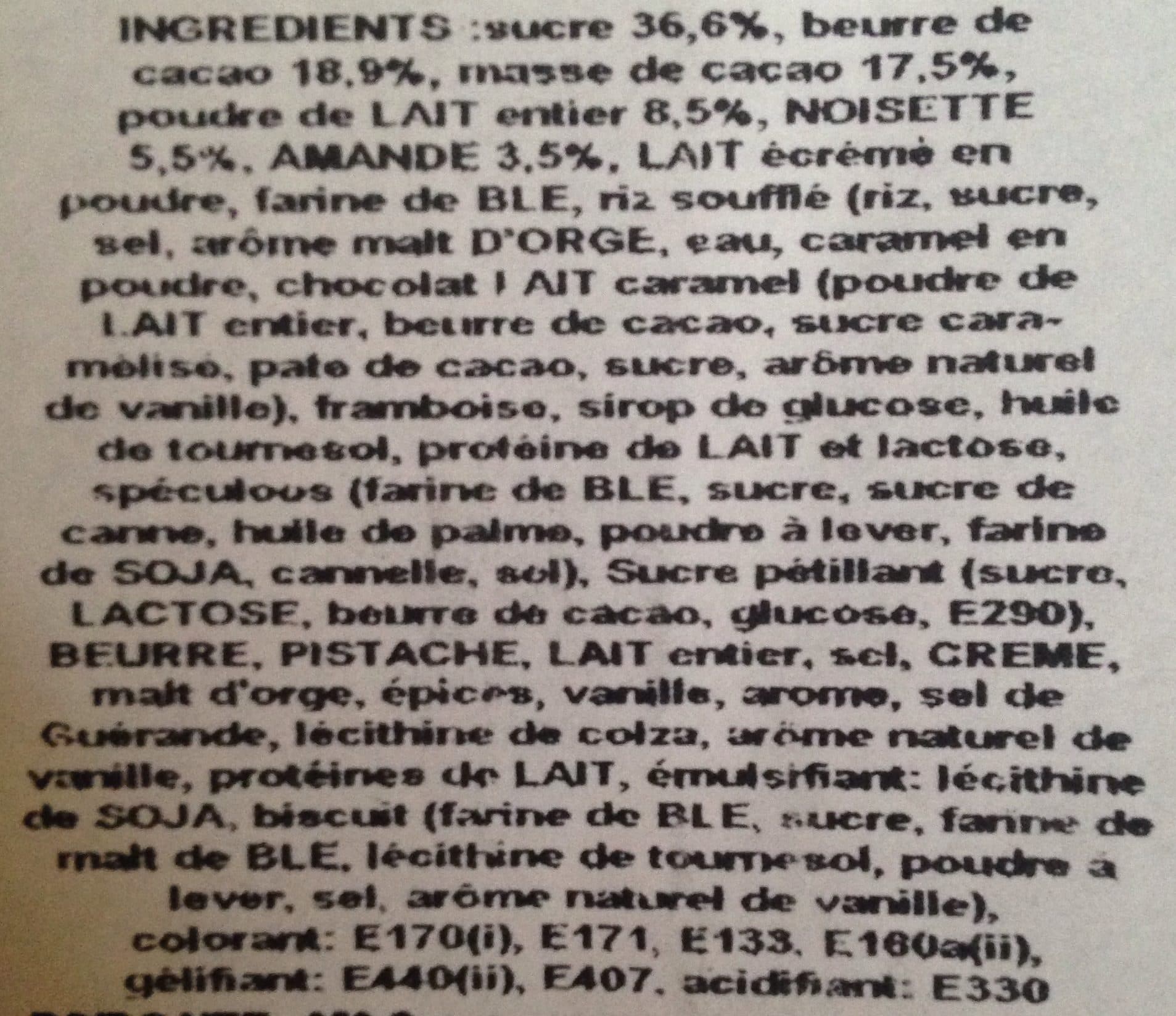 Fleurons de Lomagne Assortiment de chocolats packshot