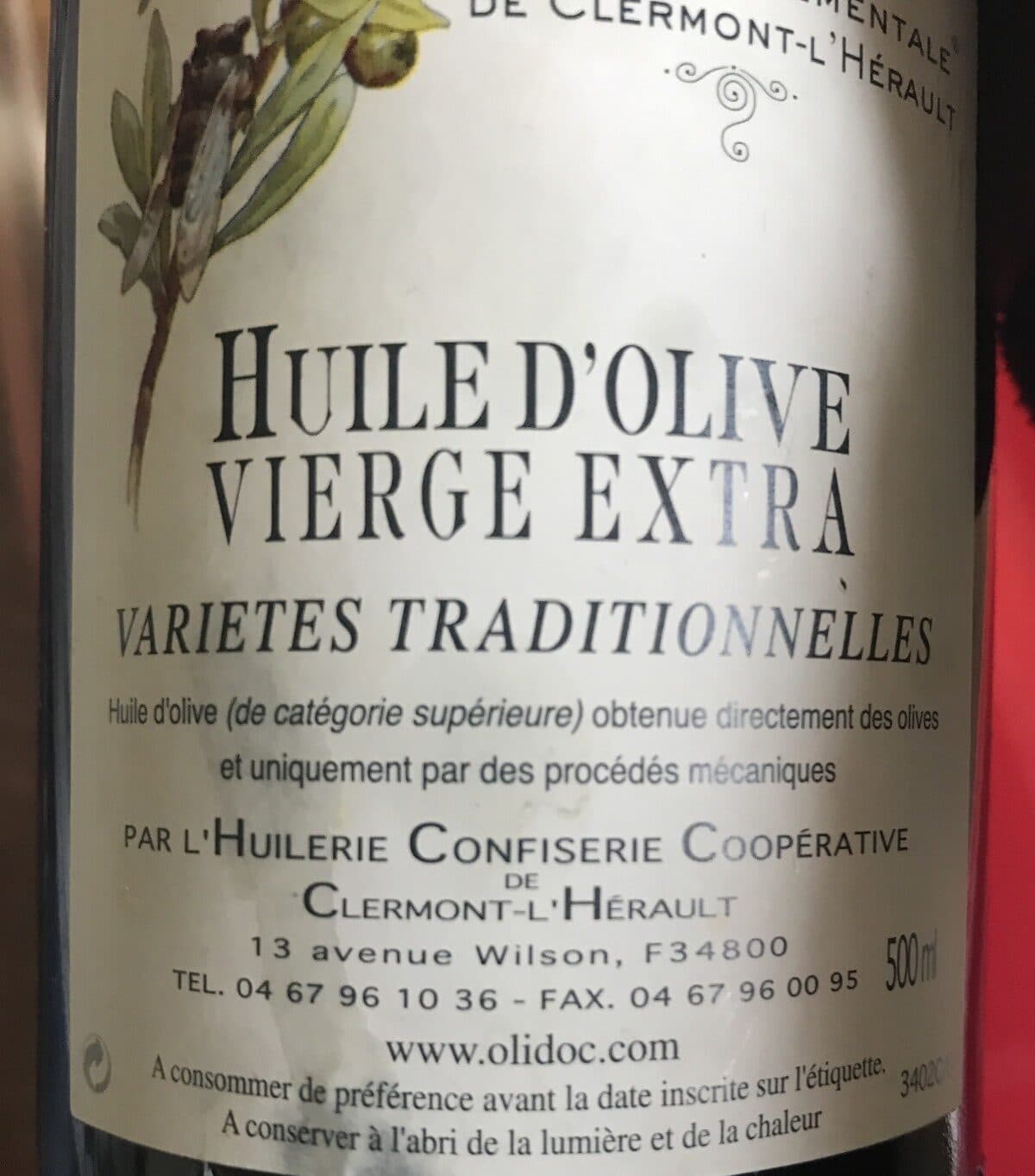 Open Food Facts Huile d'olive vierge extra packshot