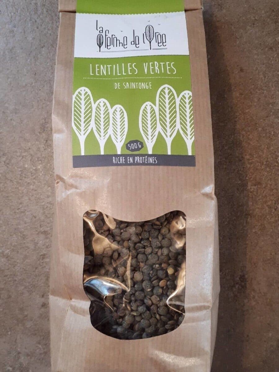 Open Food Facts Lentilles vertes de saintonge packshot