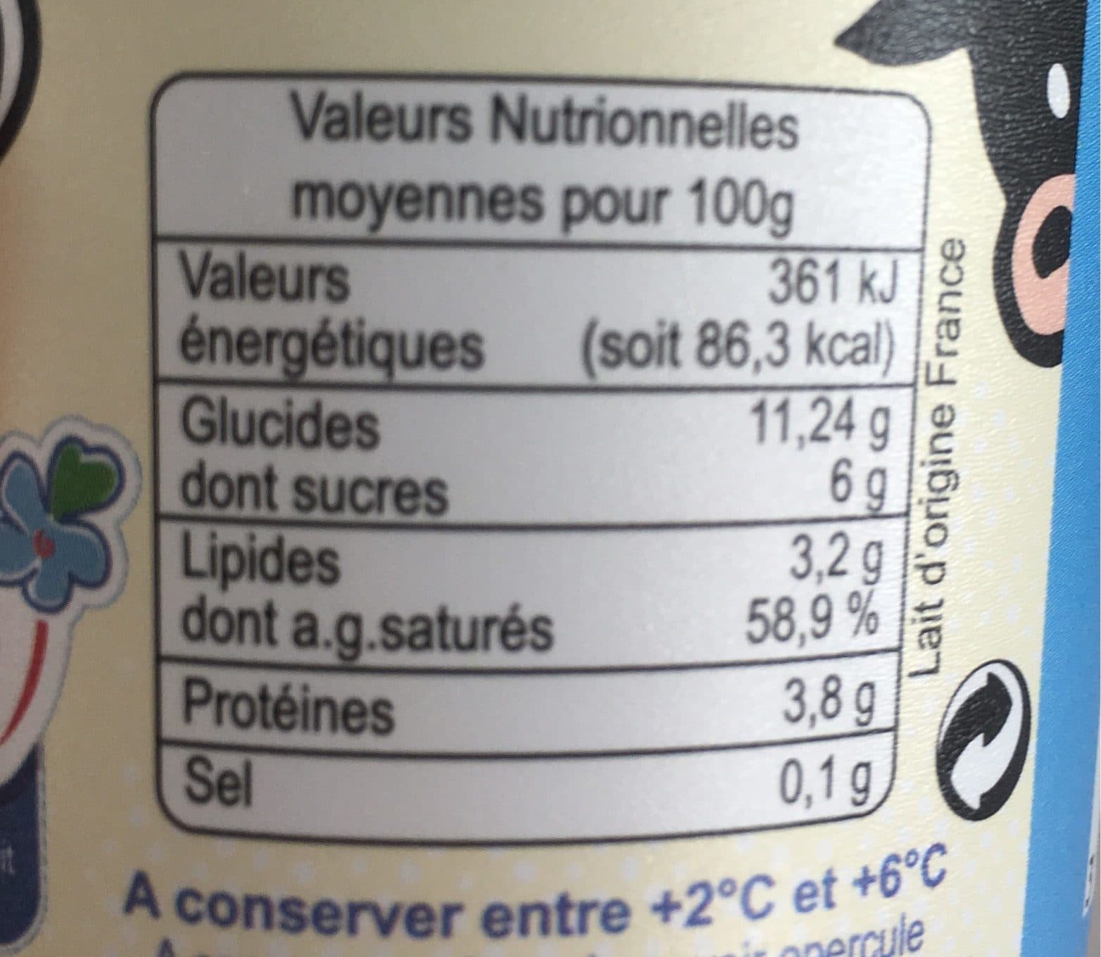 Ferme Des Tilleuls Yaourt fermier aromatisé vanille packshot
