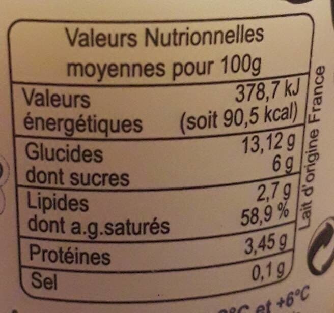 Ferme fes Tilleuls Montauban Ferme les tilleuls - riz au lait aromatisé vanille packshot