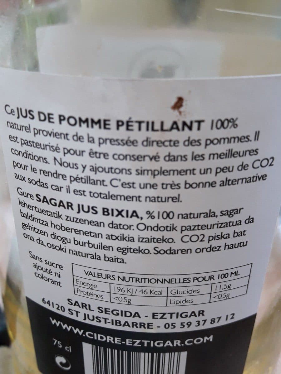Open Food Facts Jus de pommes packshot