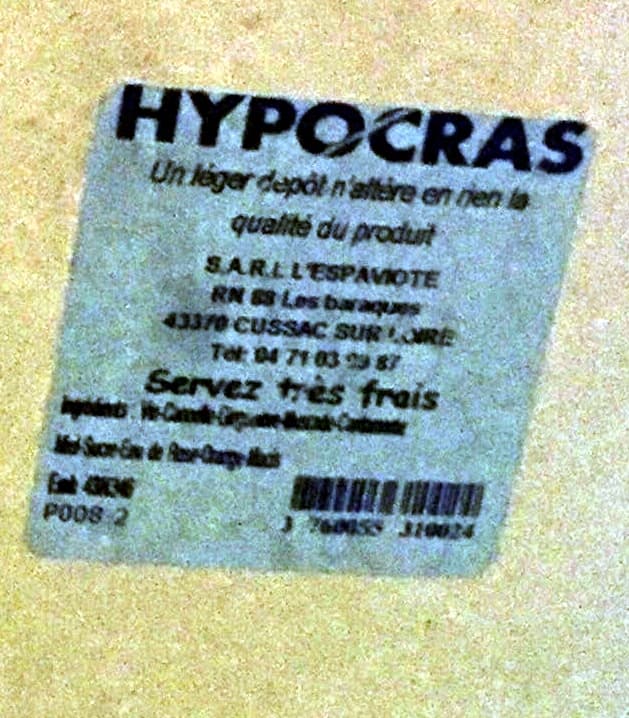 L'espaviote Hypocras des Pays d'Oc packshot