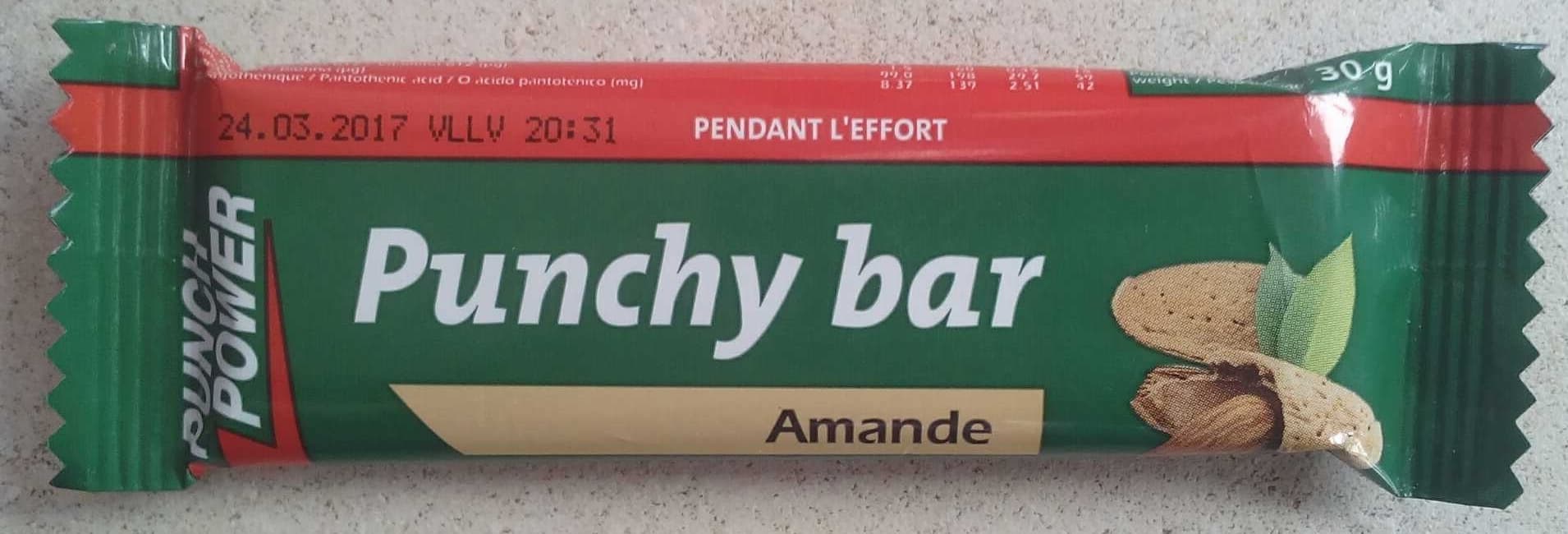 Punch Power Punchy bar Amande packshot