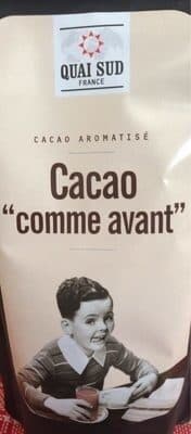 Quai Sud Cacao "comme avant" packshot