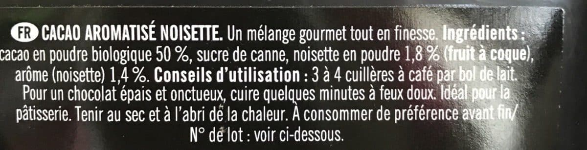 Quai Sud Cacao noisette packshot