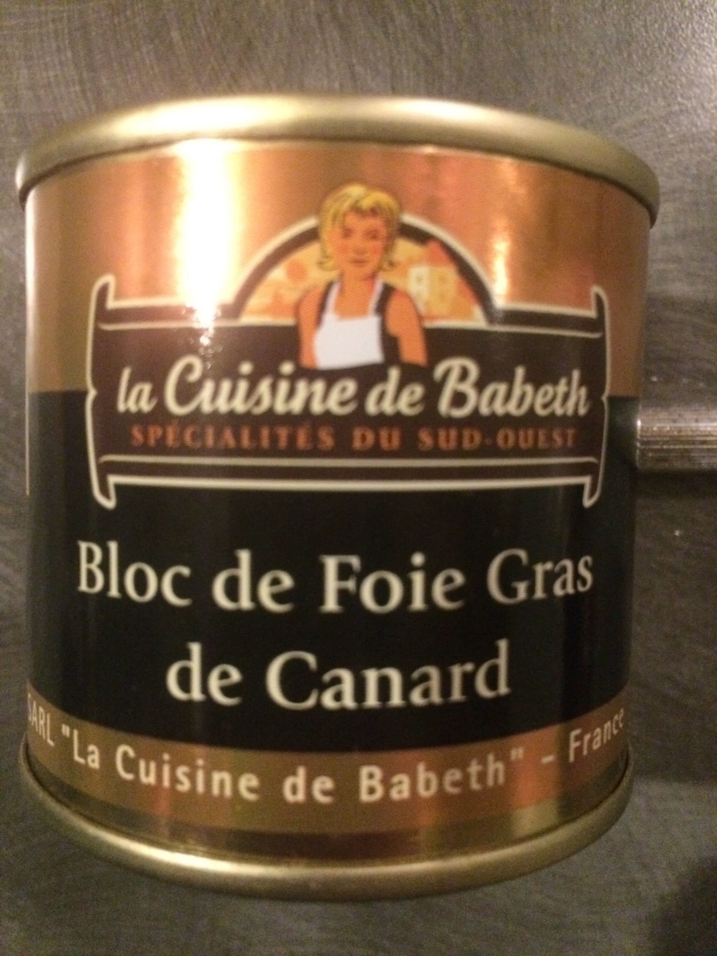 La Cuisine de Babeth Bloc de Foie Gras de Canard packshot