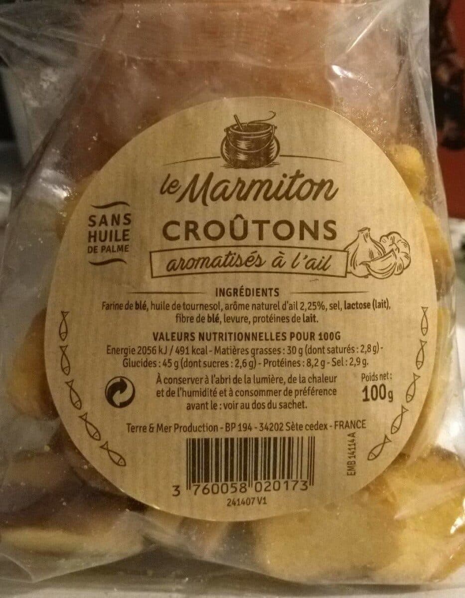 Le Marmiton Croûtons aromatisés à l'ail packshot
