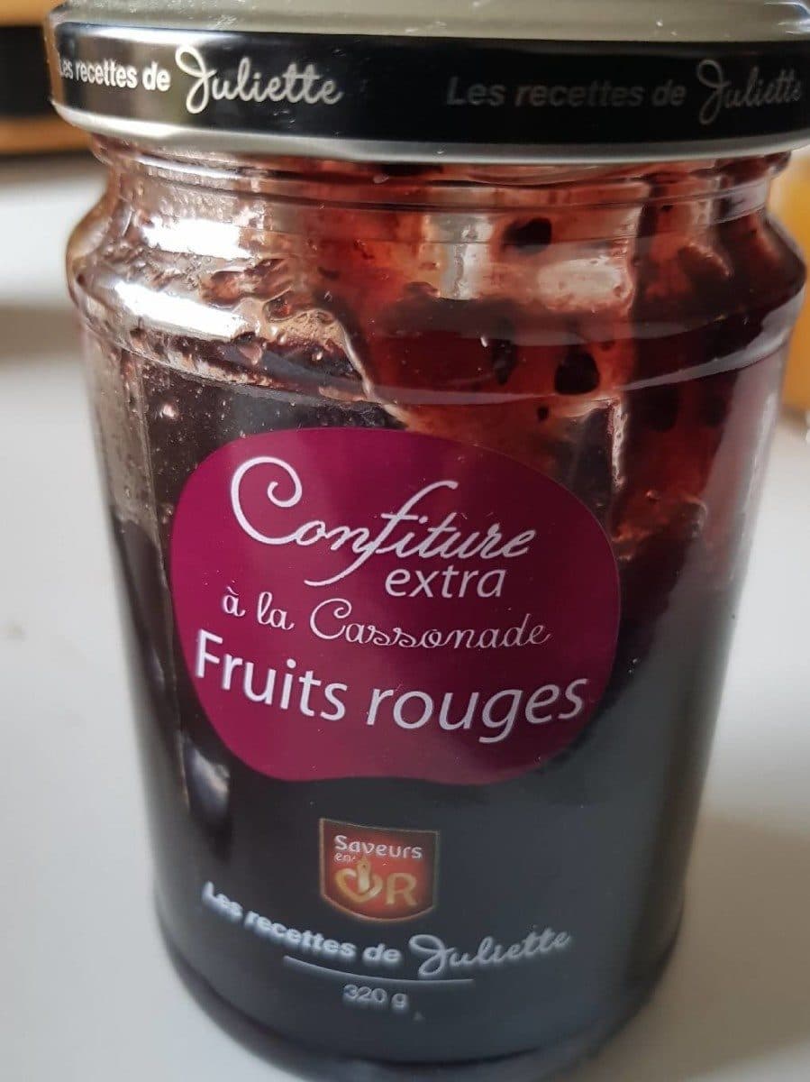 Les Recettes de Juliette Confiture extra fruits rouges packshot