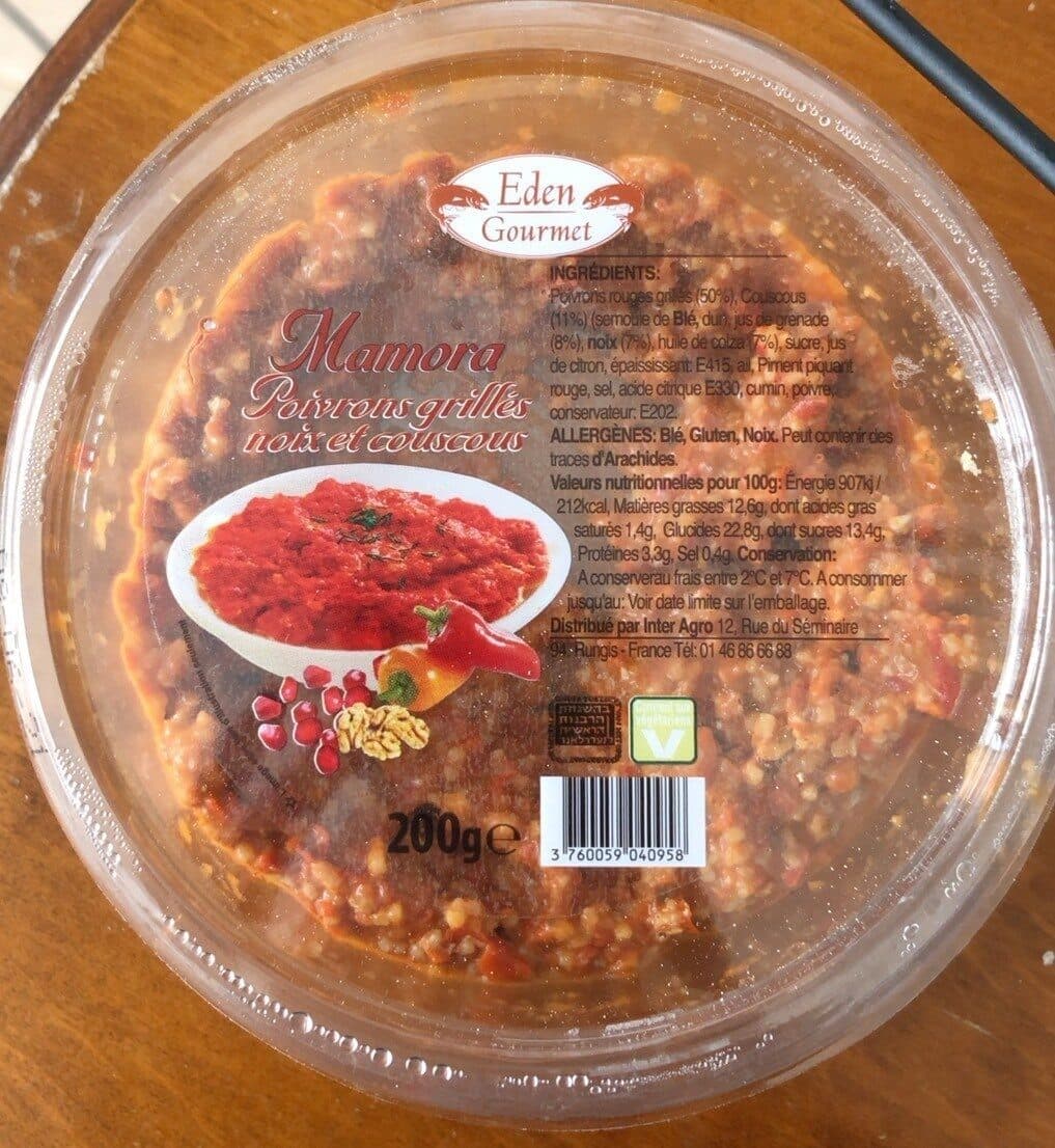 Eden Gourmet Mamora - Poivrons grillés noix et couscous packshot