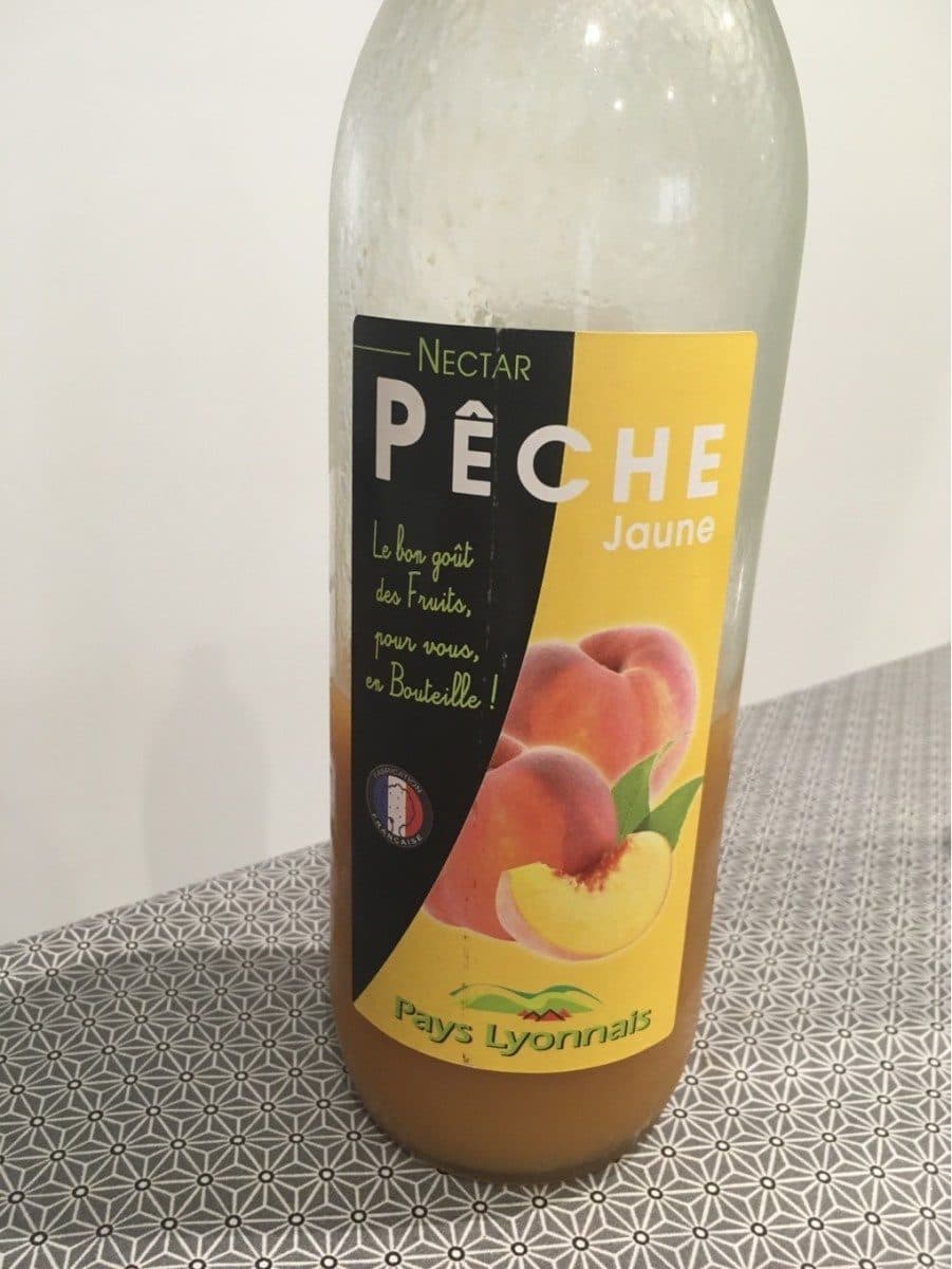 Verger lyonnais Nectar peche jaune packshot
