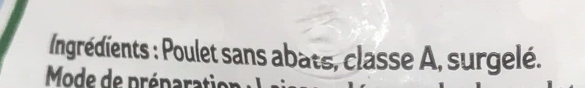 Mahdia Poulet sans abats packshot