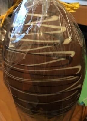 Leader Price Moulage de chocolat au lait décoré packshot