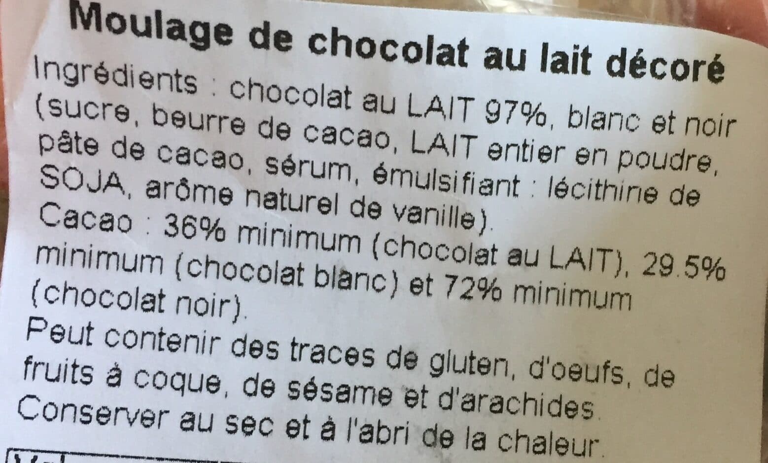 Le Chocolatier Sablais Girafe en Chocolat packshot