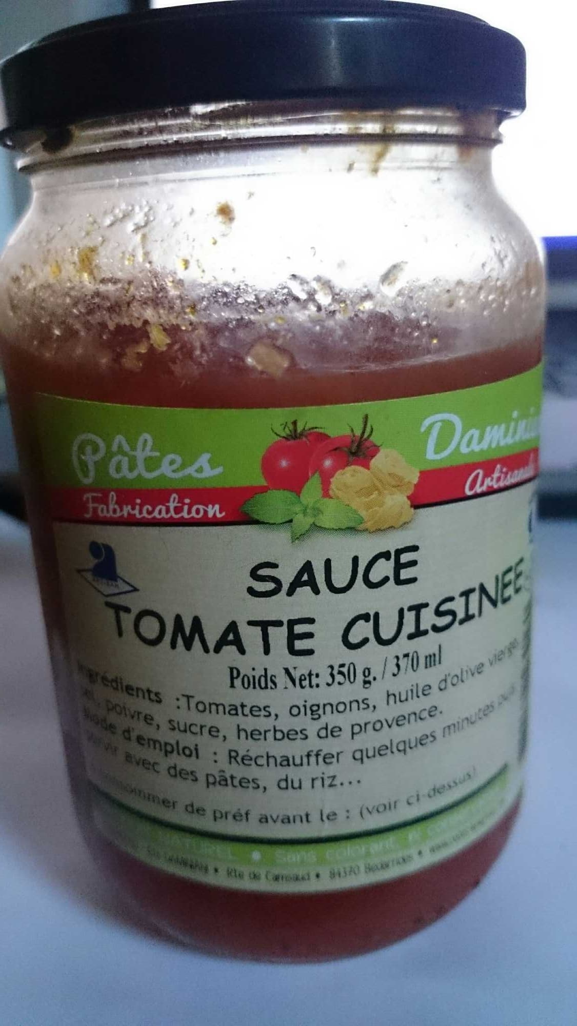 Daminiani Sauce tomate cuisinée packshot