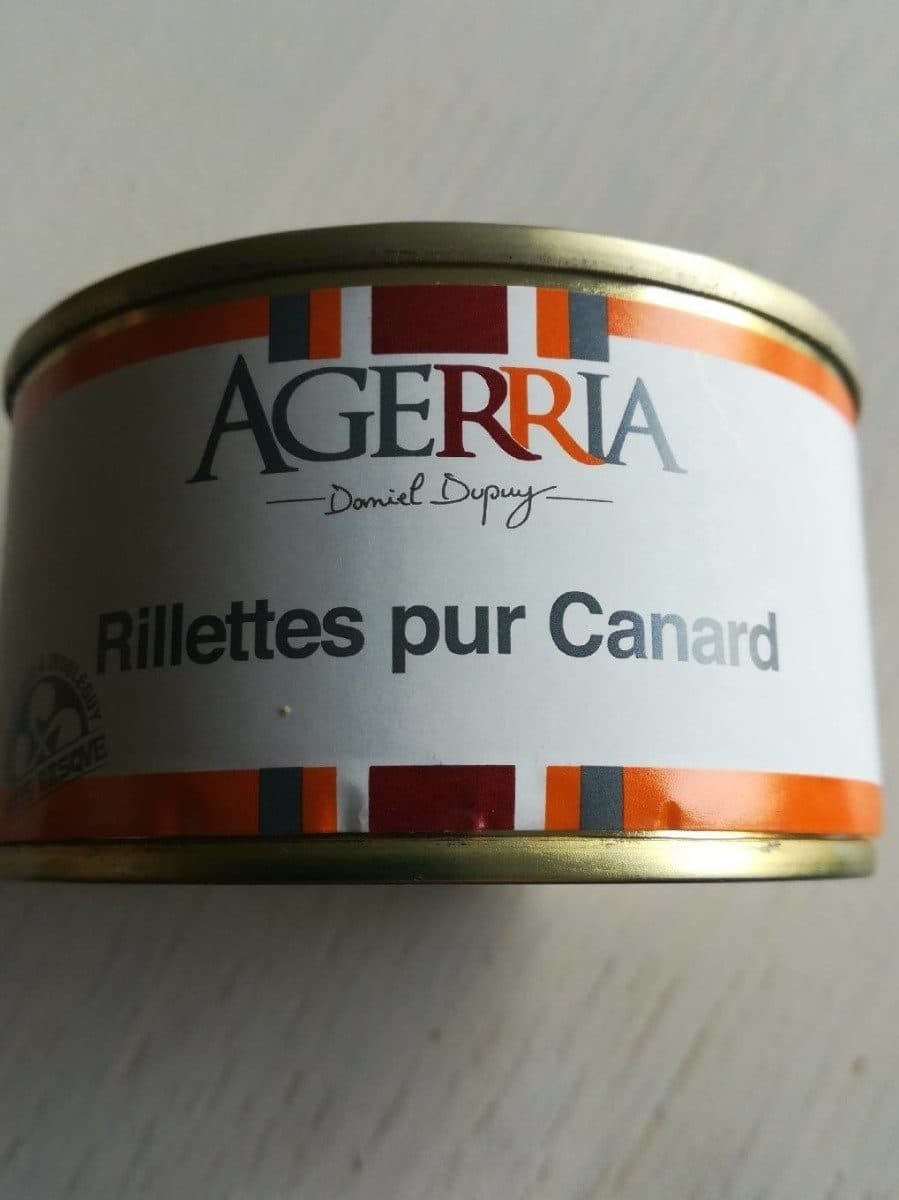 Agerria Rillettes pur canard packshot