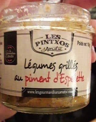 Les Pintxos D'amatxi Legumes grillés au piment d'espelette packshot