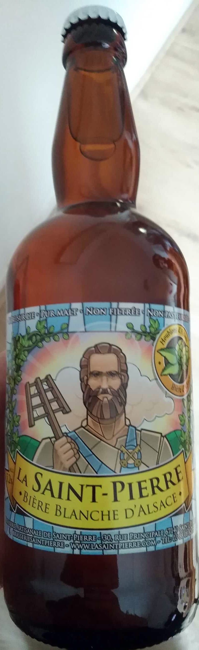 Brasserie artisanale de Saint-Pierre La Saint-Pierre Bière blanche d'Alsace packshot