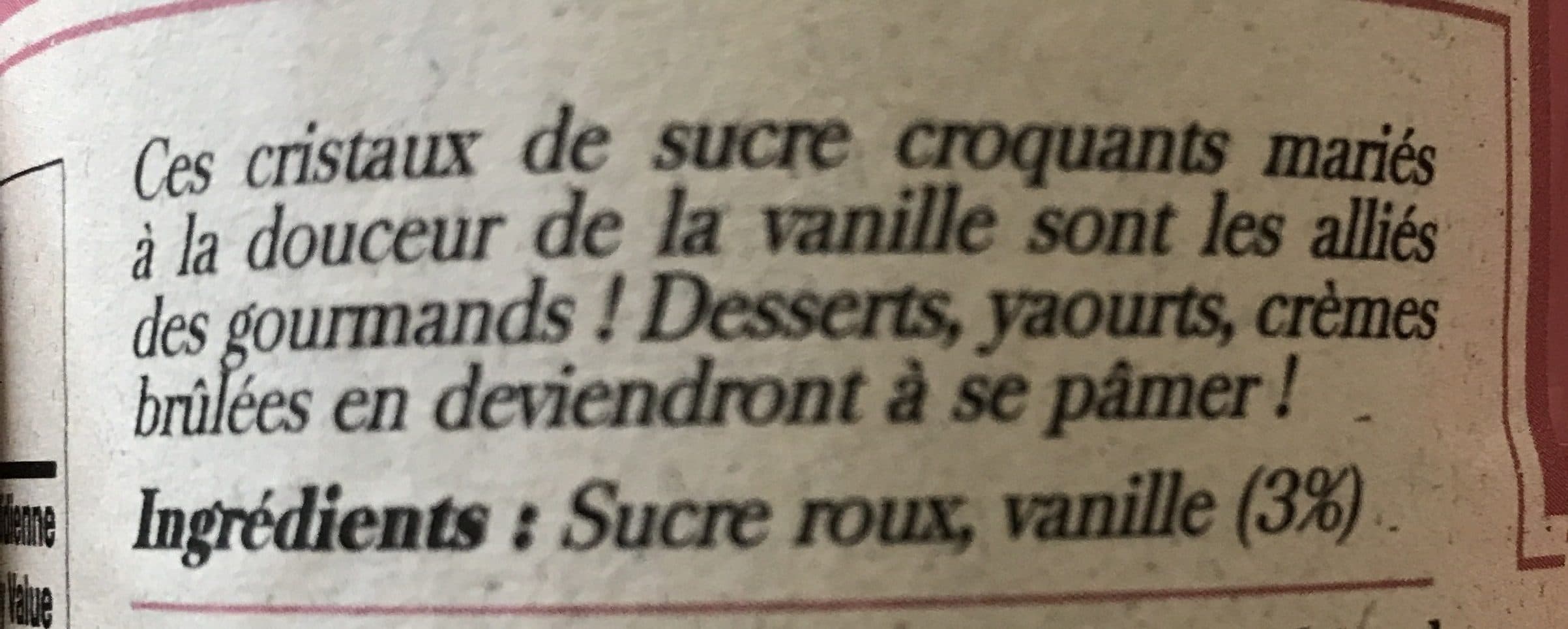 Terre exotique Préparation à Base De Sucre Roux à La Vanille packshot