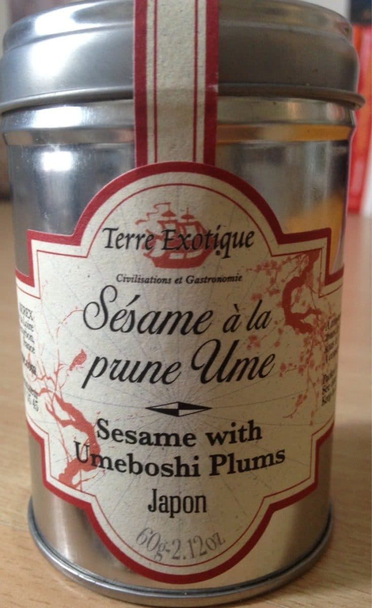 Terre Exotique Sésame à la prune Ume packshot