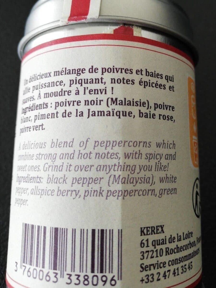 Terre exotique Mélange 5 baies packshot