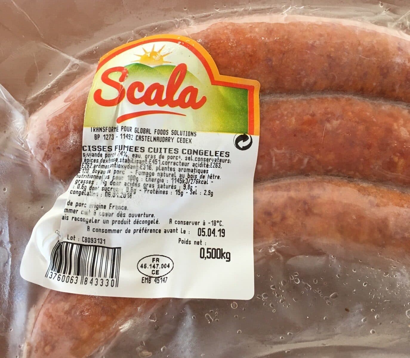 Scala Saucisses packshot
