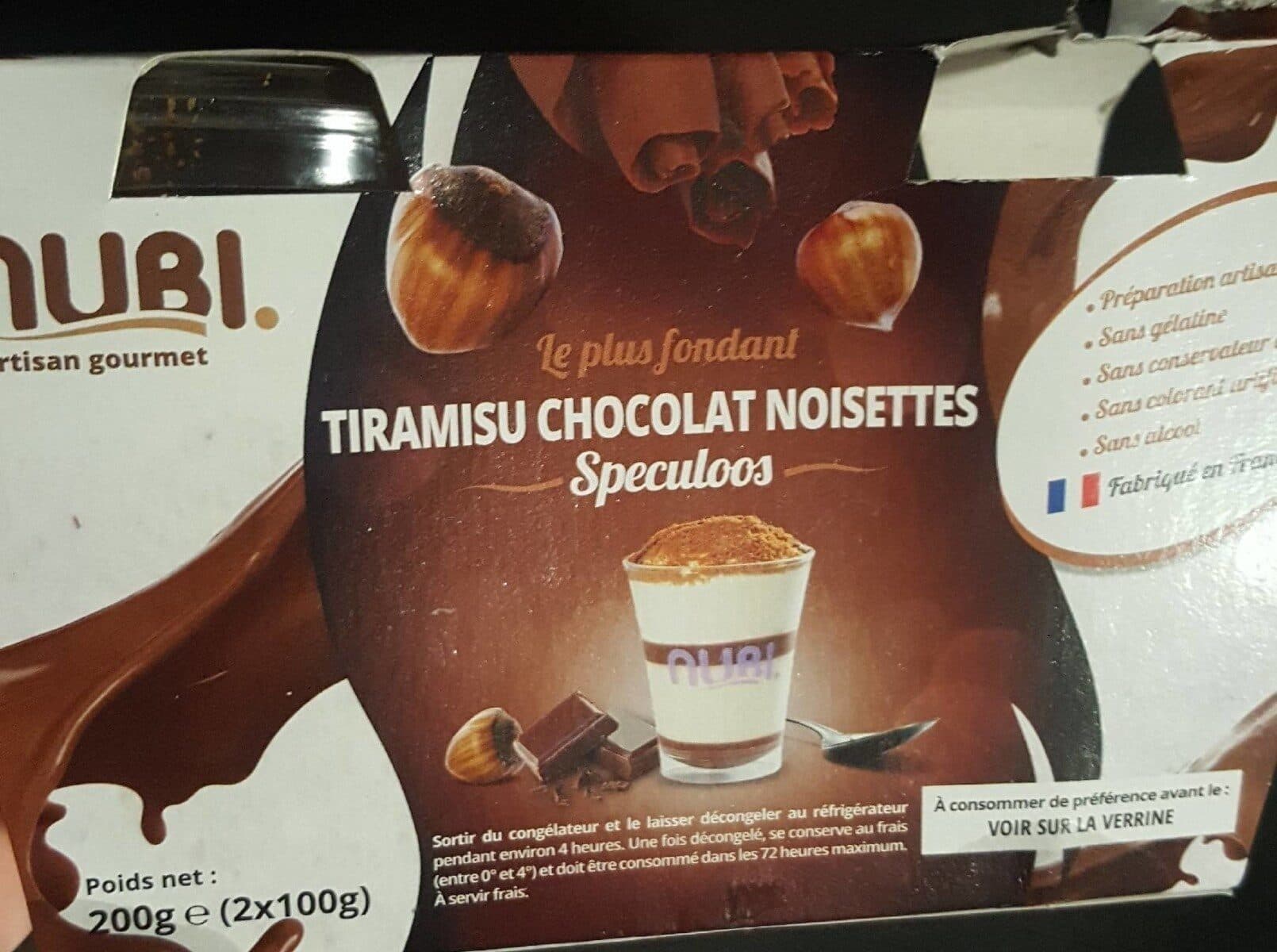 Nuri Tiramisu chocolat noisette speculoos packshot