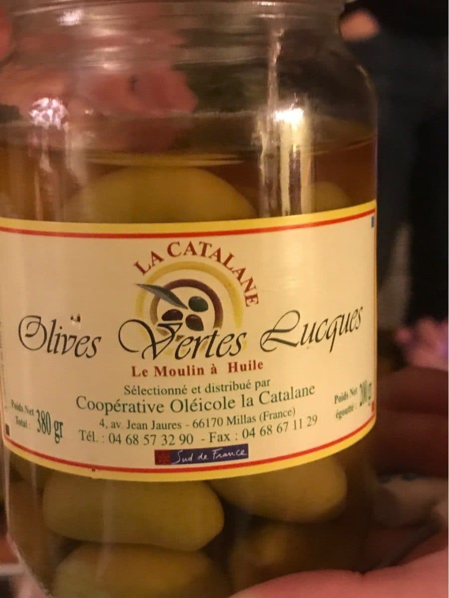 La Catalane Olives vertes Lucques packshot