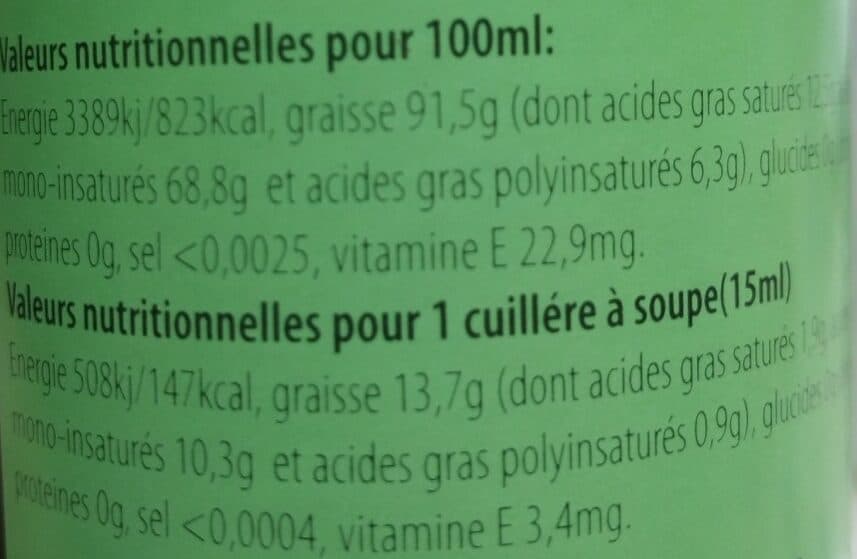 Open Food Facts Huile d'olive vierge extra packshot