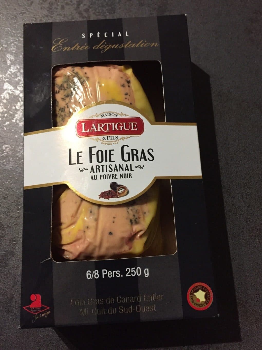Maison lartigue & Fils Le Foie gras artisanal packshot