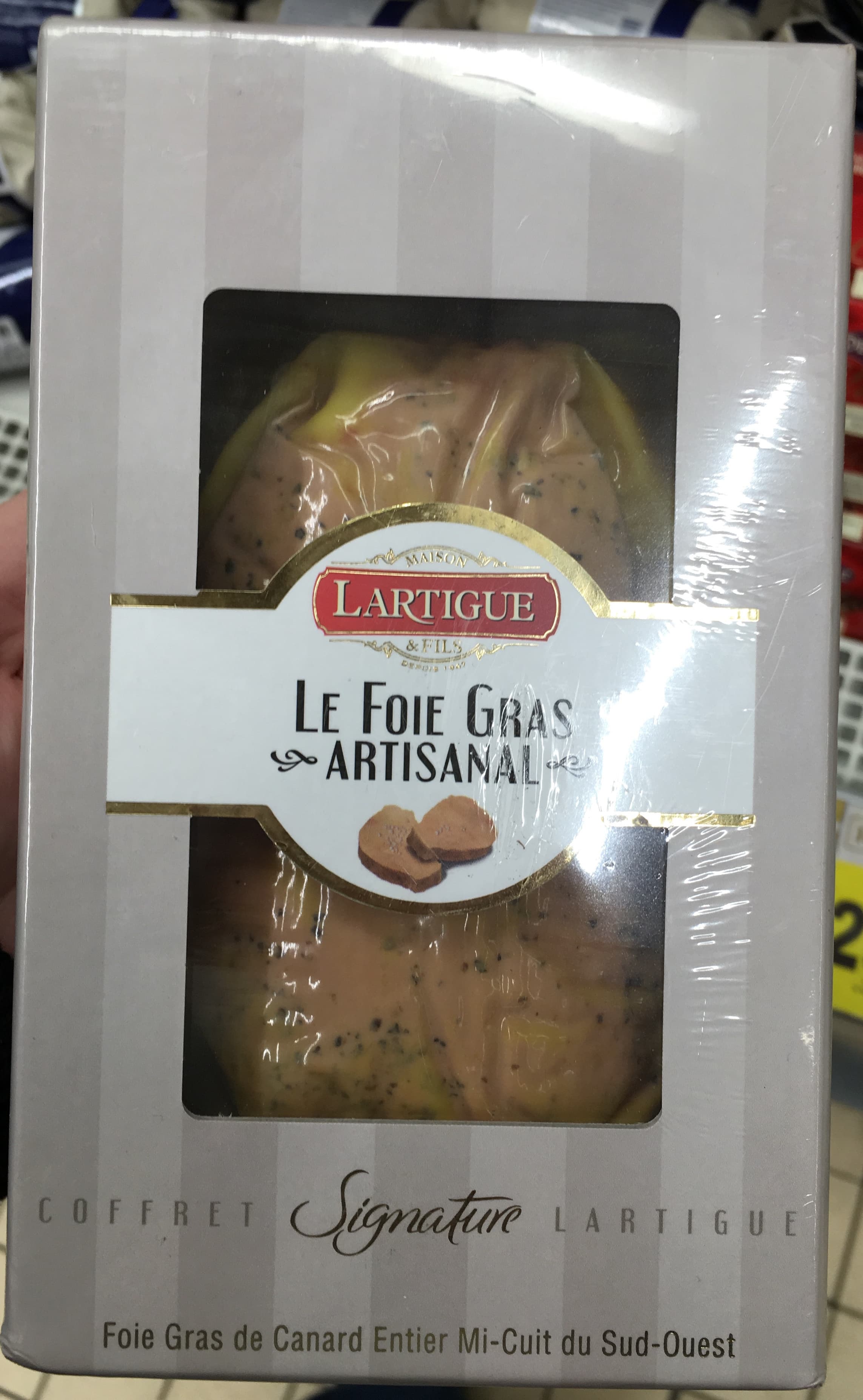 Lartigue Le Foie Gras Artisanal coffret Signature packshot