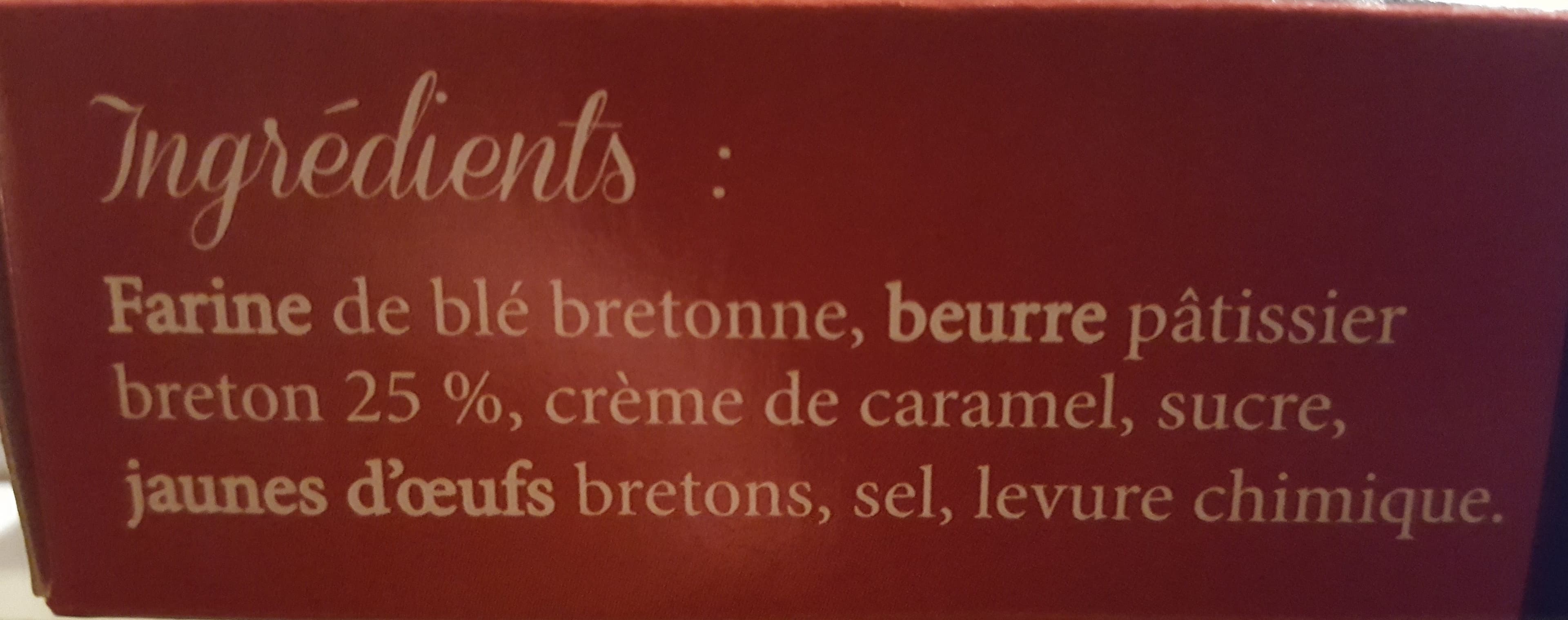 Marin Coathalem Gâteau Breton du Pays de Douarnenez Caramel packshot