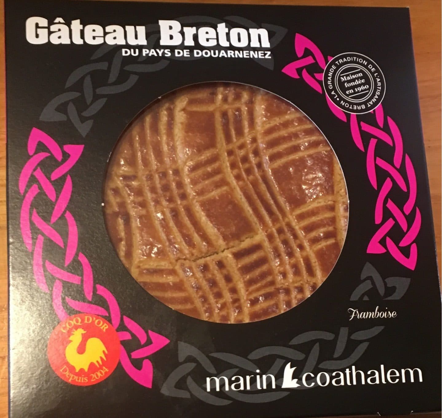 Marin Coathalem Gâteau Breton du Pays de Douarnenez Framboise packshot