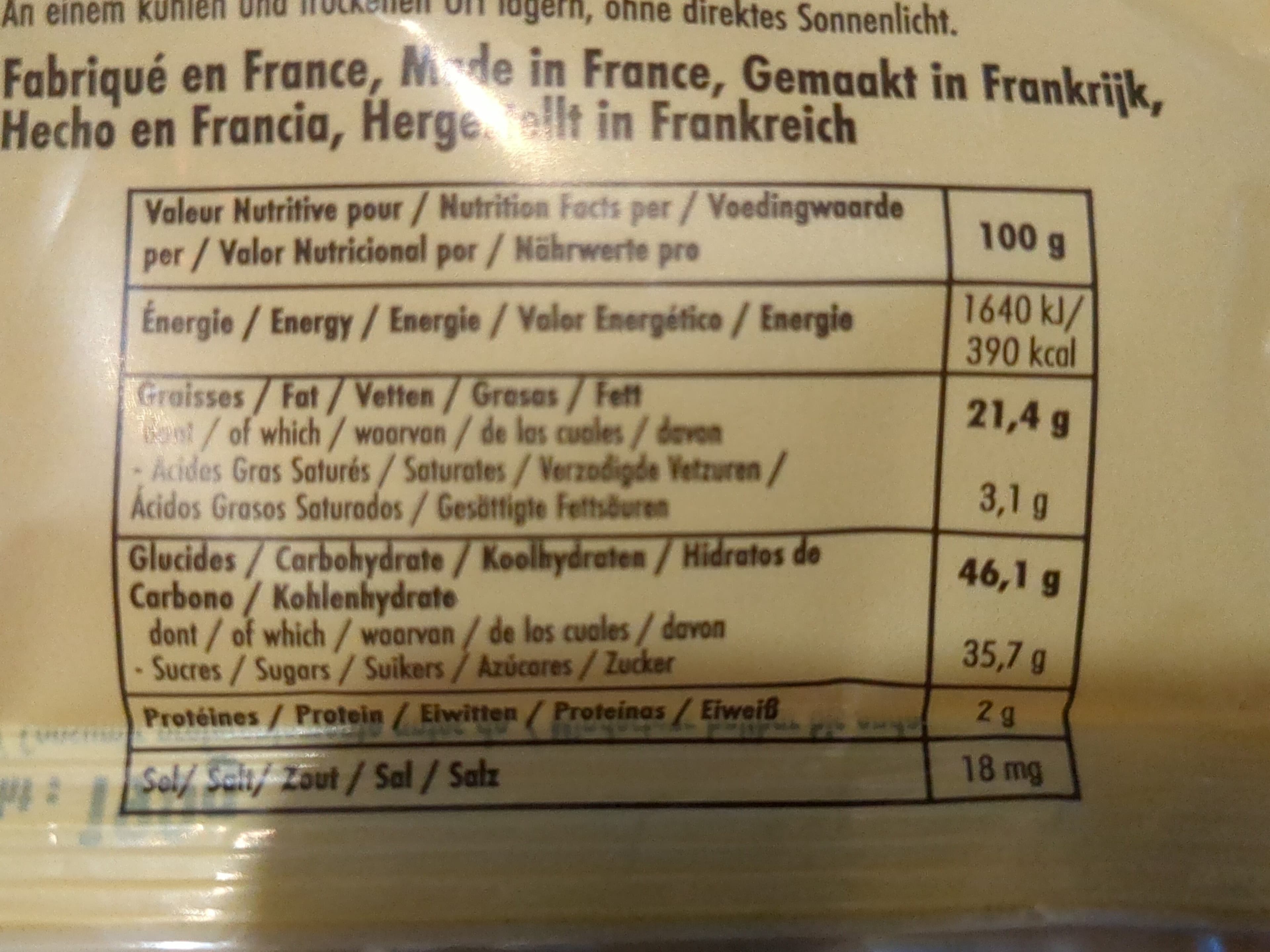 Nomandi Gâteau à la crème de soja et aux amandes packshot
