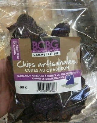 BCBG Chips artisanales pommes de terre vitelotte packshot