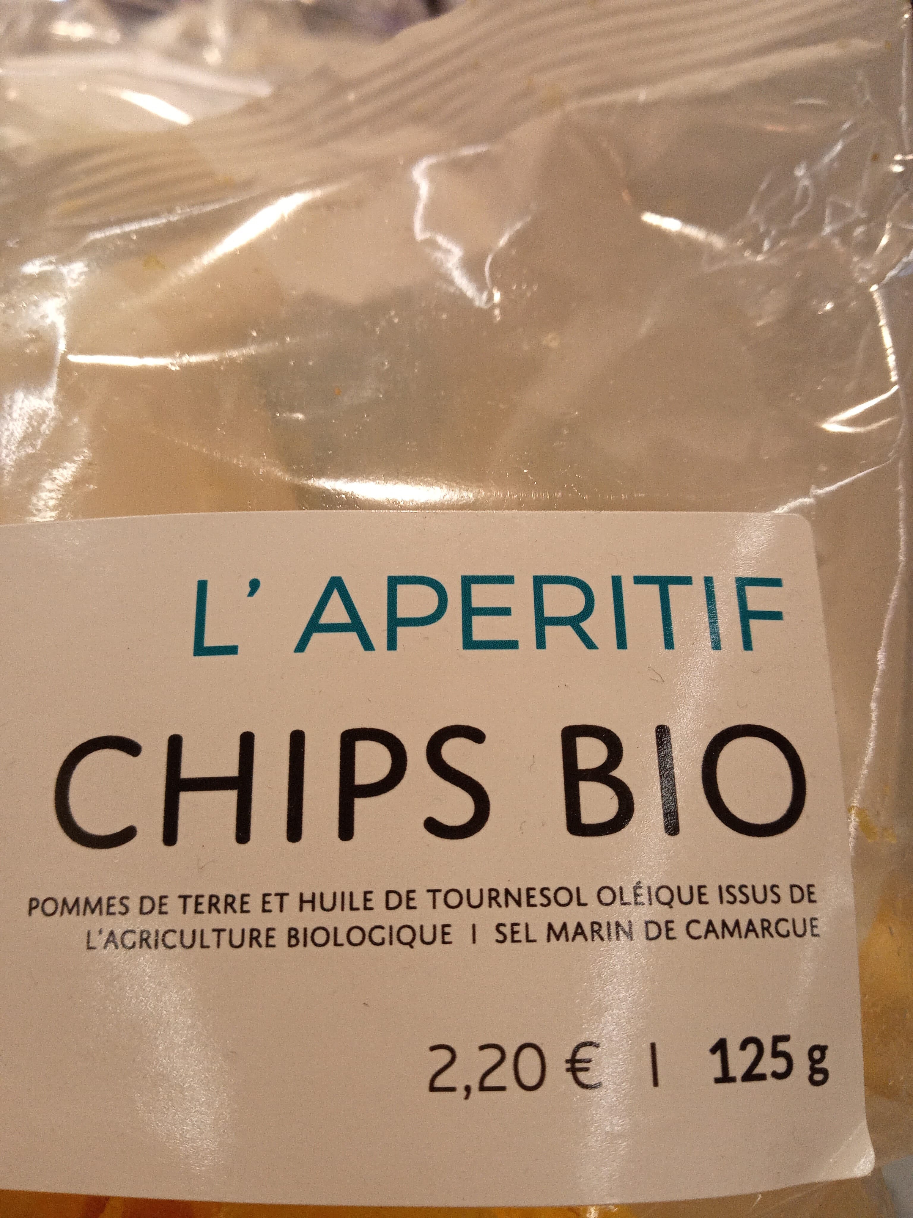 L'aperitif Chips bio packshot