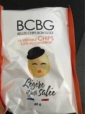 BCBG La véritable Chips Légère et juste salée packshot