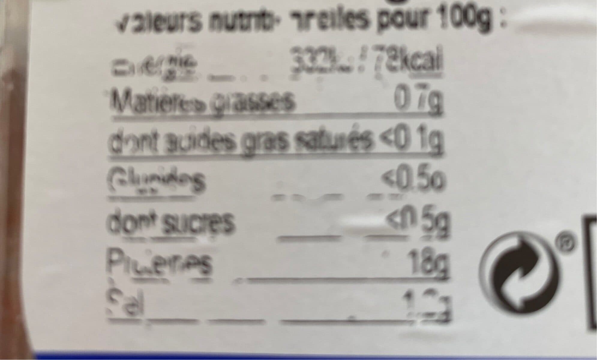 Miti Gambas décortiquées packshot