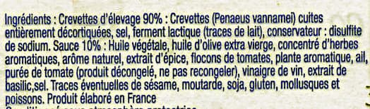 MITI Crevettes cuites marinées packshot