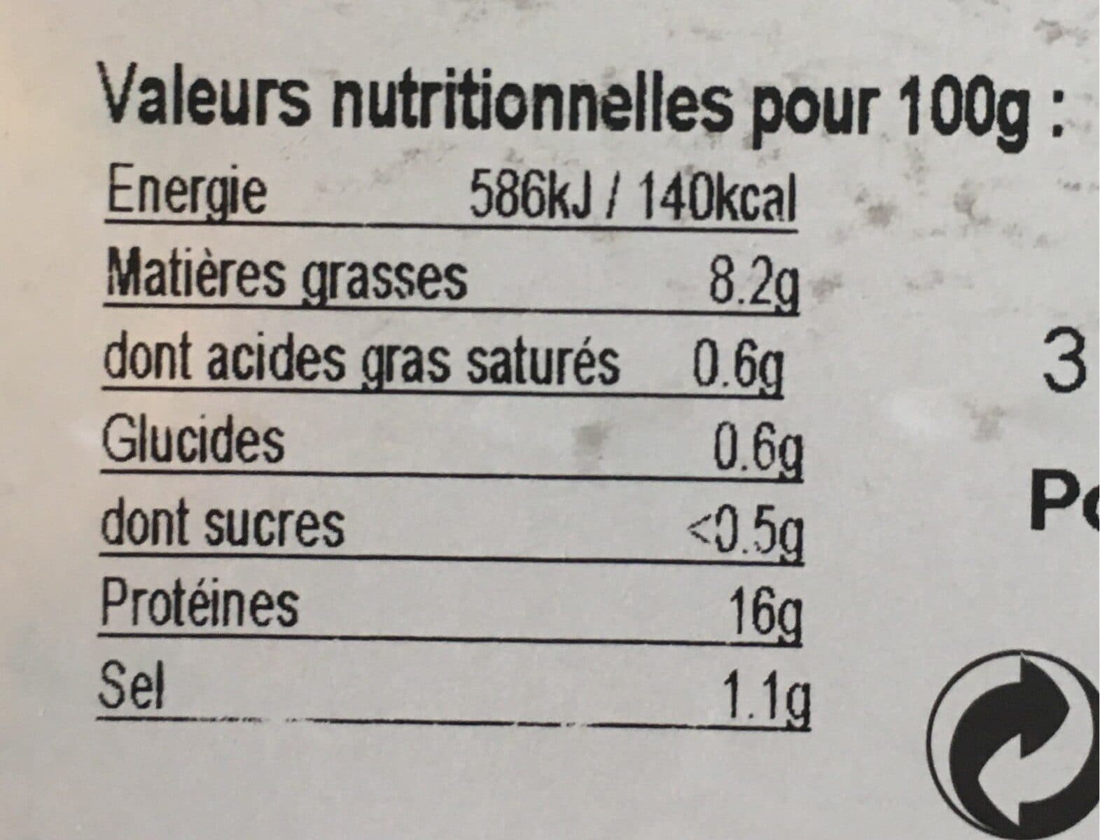 Les Marinées Crevettes cuites ail & persil Les Marinées packshot