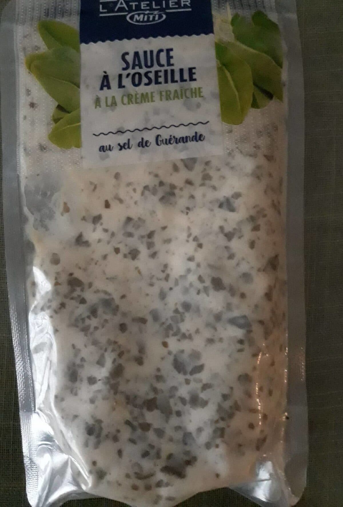L' Atelier De Chateaubourg Sauce à l'oseille à la crème fraîche au sel de Guerande packshot