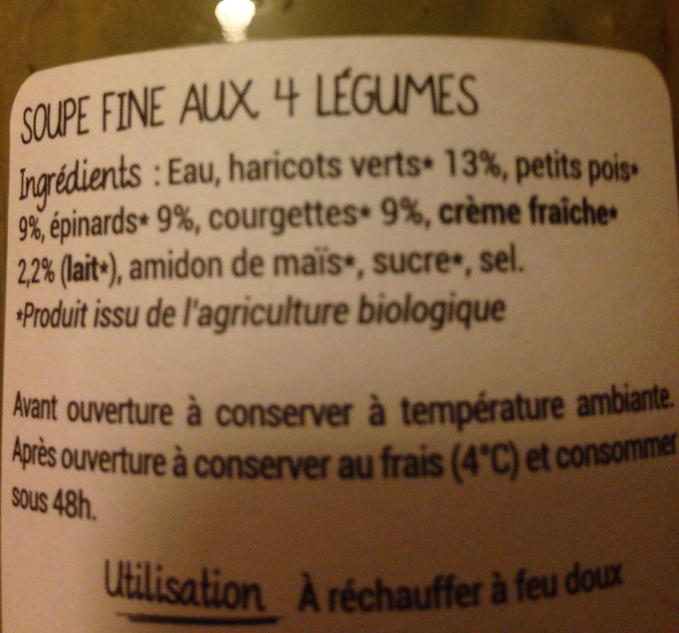 Cape cod Soupe Fine 4 Legumes packshot