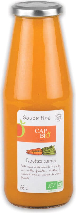 Cap Bio Soupe fine Carotte Cumin packshot