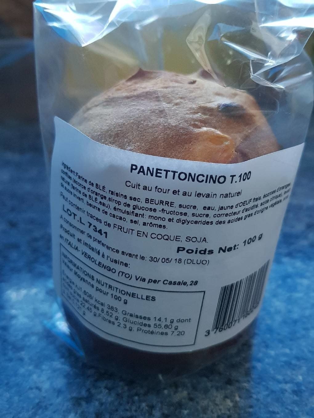 Open Food Facts Panettoncino packshot