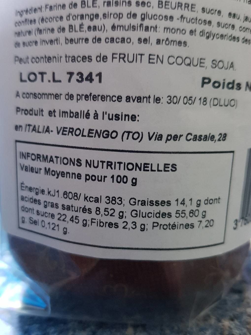 Open Food Facts Panettoncino packshot