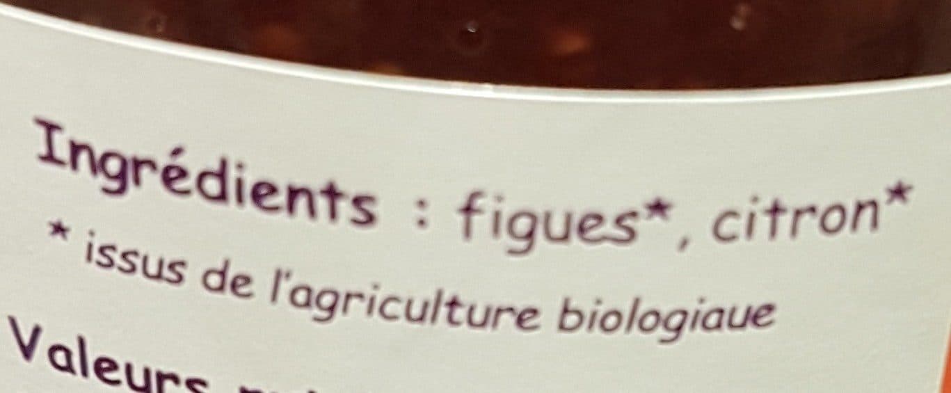 Open Food Facts Purée de figues bio packshot